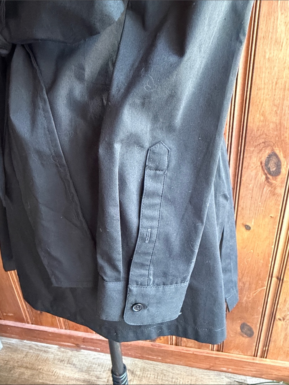 New York & Company Black Stretch Button-Up Dress Shirt - Picture 4 of 6